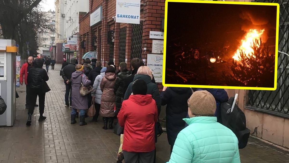 W Doniecku rozległy się syreny alarmowe. Mieszkańcy mają być ewakuowani do Rosji