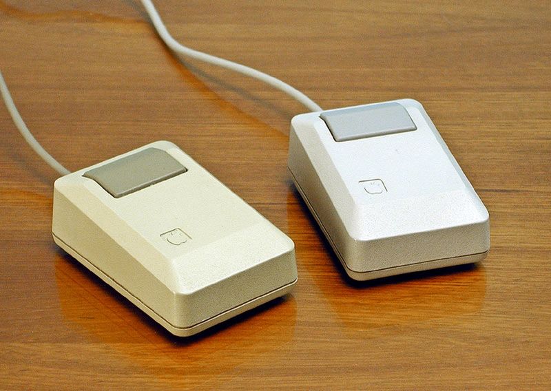 Mysz komputera Apple Macintosh.