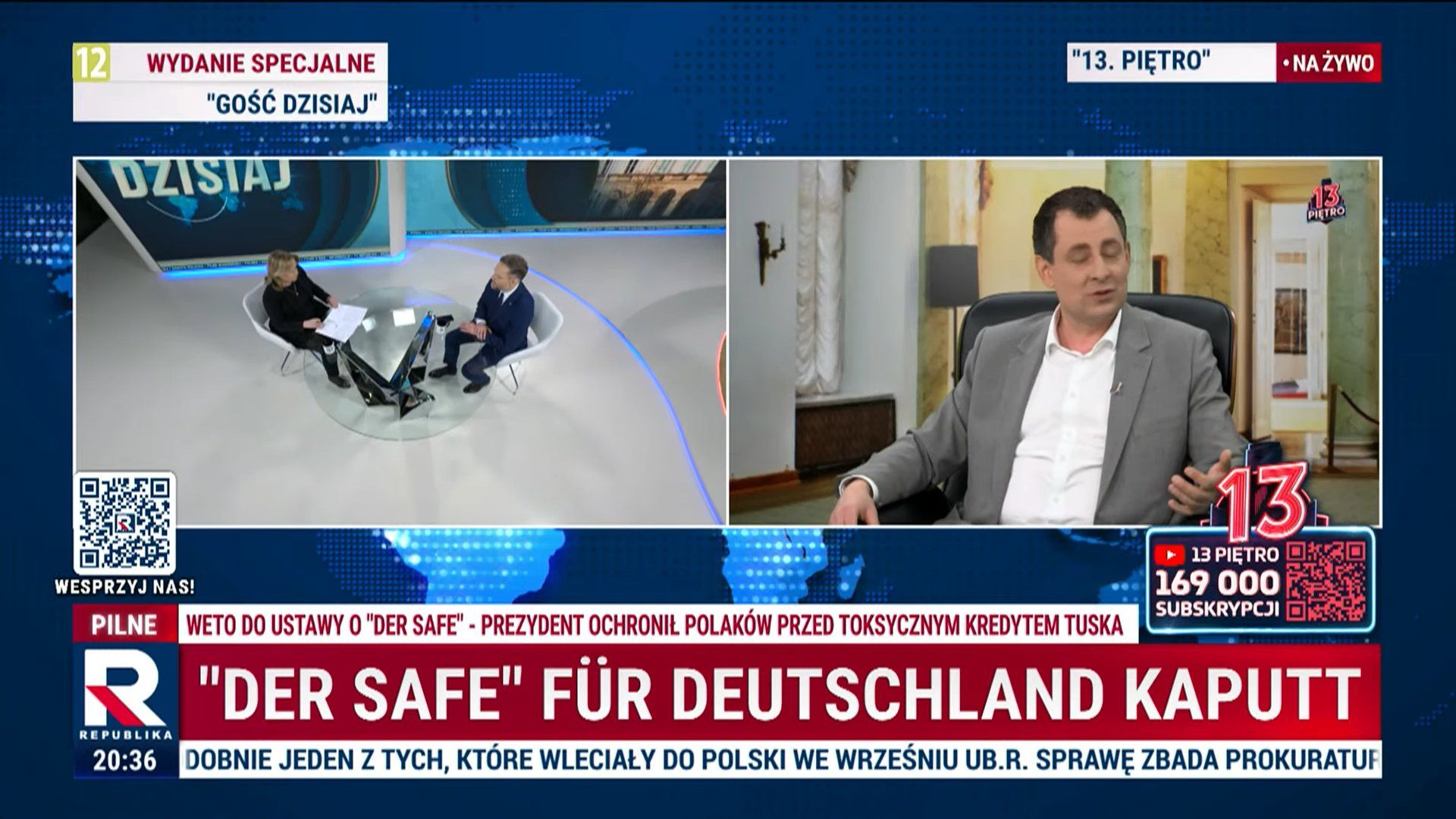 Nawrocki wetuje program SAFE. Reakcja Republiki. 