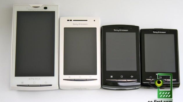 Sony Ericsson Xperia X8 vs Xperia X10, X10 mini pro i Yendo [wideo] 1
