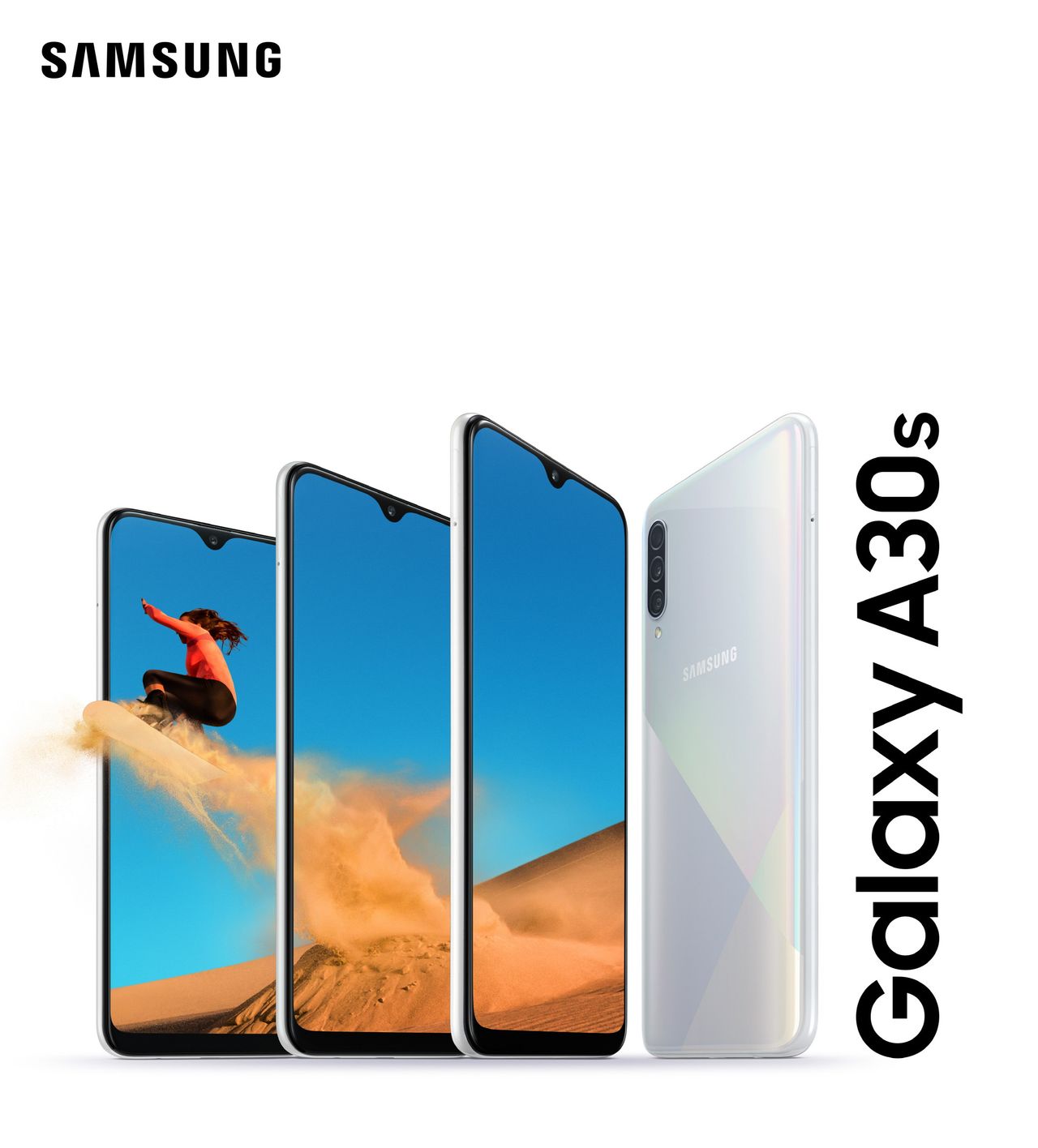 Samsung Galaxy A30s w wersji białej Prism Crush White
