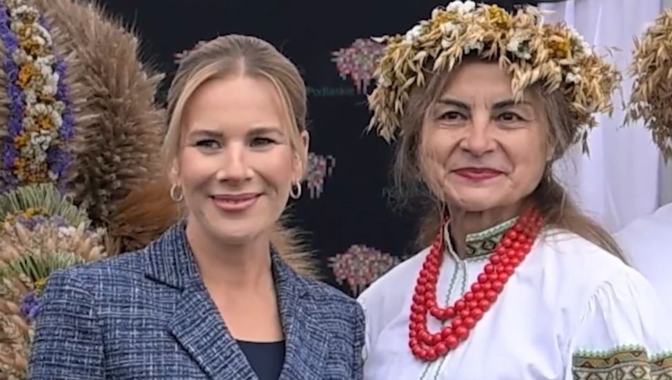 Pierwsza Dama na dożynkach. Tak wyglądała Marta Nawrocka