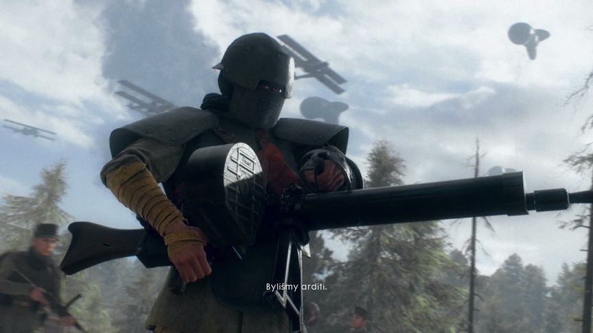 Battlefield 1 - piechur z ciężkim karabinem