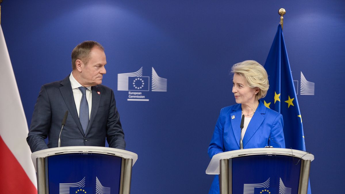 Donald Tusk, Ursula von der Leyen