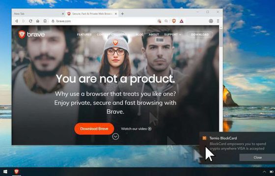 Przeglądarka Brave płaci użytkownikom w wirtualnej walucie za oglądanie reklam