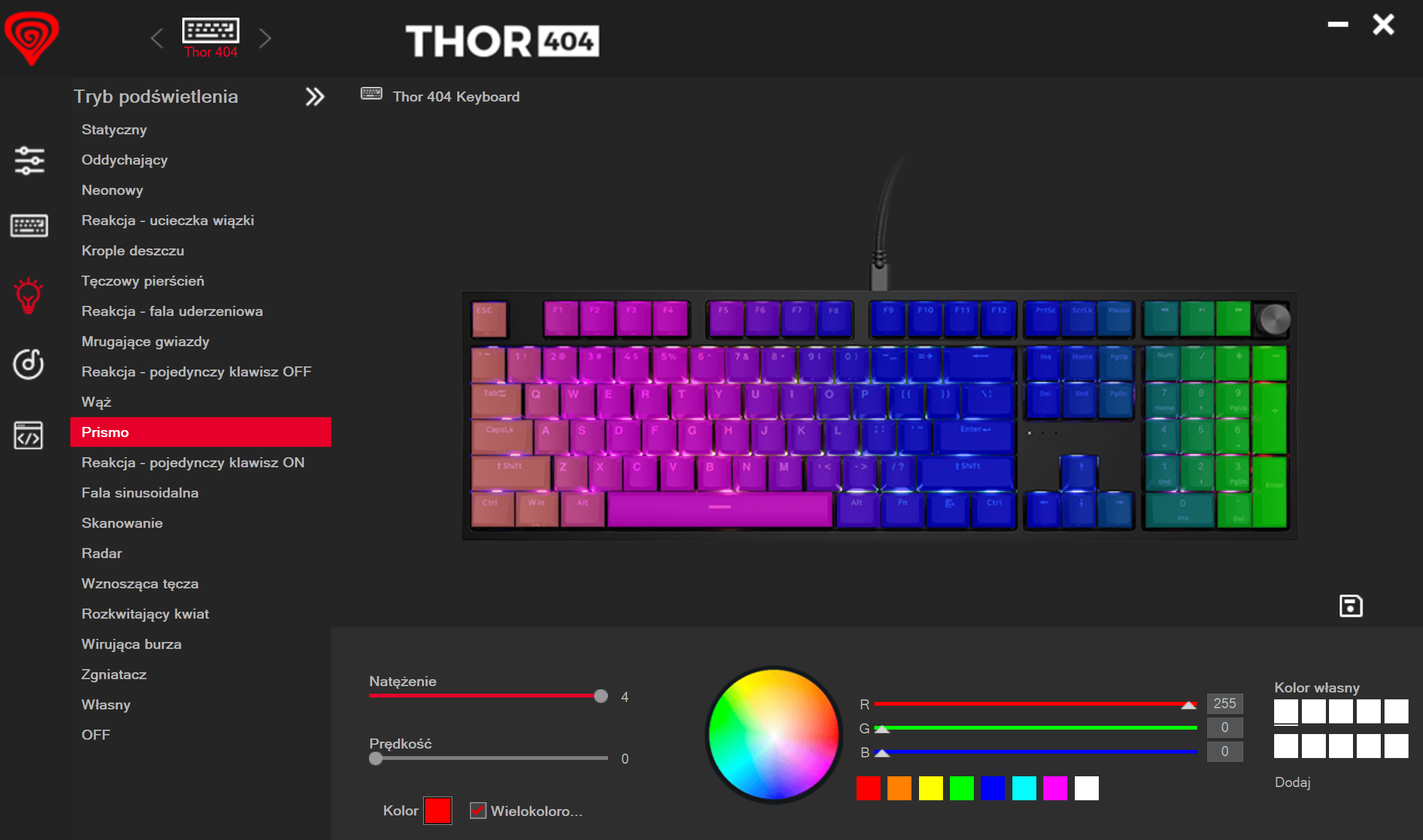 Aplikacja Thor 404