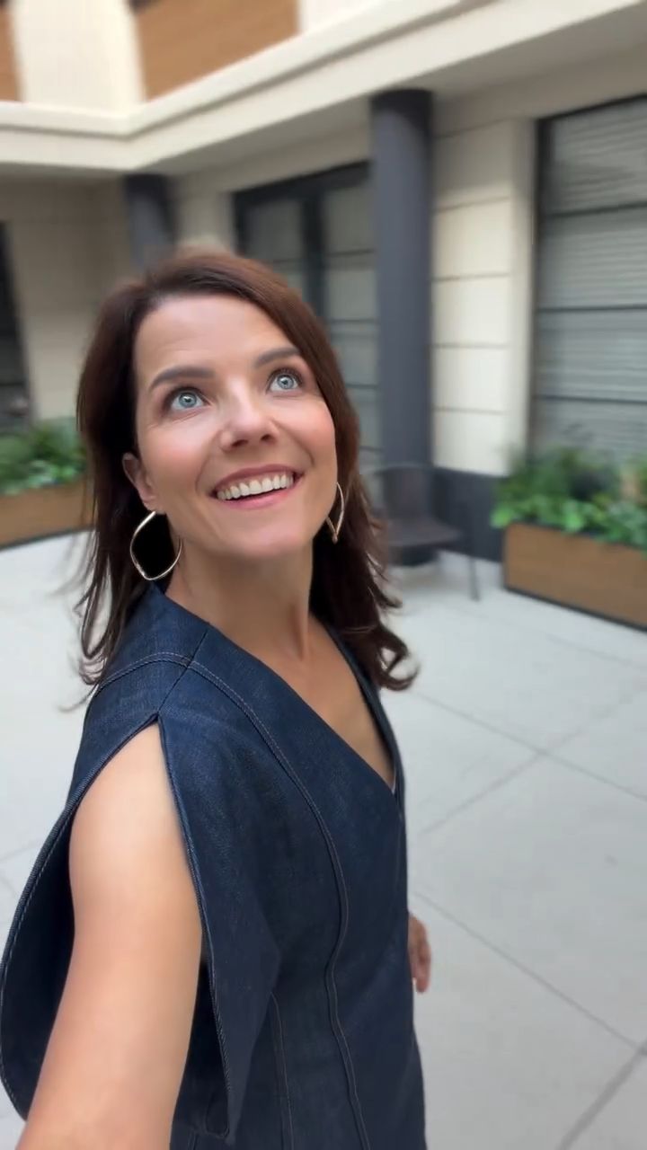Joanna Jabłczyńska na planie "Na Wspólnej"