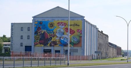 Wielki mural sportowy ozdobi budynek dawnej cukrowni? Rada Dzielnicy podjęła uchwałę