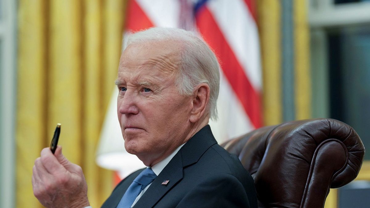 Ustępujący prezydent USA Joe Biden.