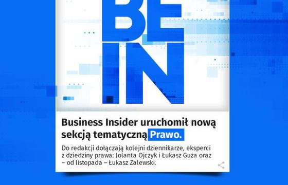 Jolanta Ojczyk i Łukasz Guza w redakcji Business Insider. Startuje sekcja "Prawo"