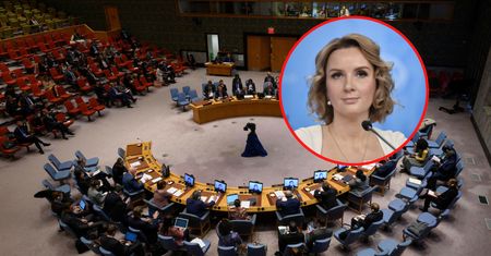 Rosyjska rzeczniczka zaczęła mówić. Opuścili salę