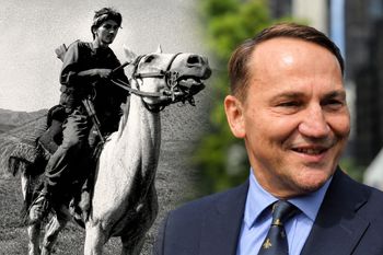 Sikorski drwi z Nawrockiego. "Też lubię konno"