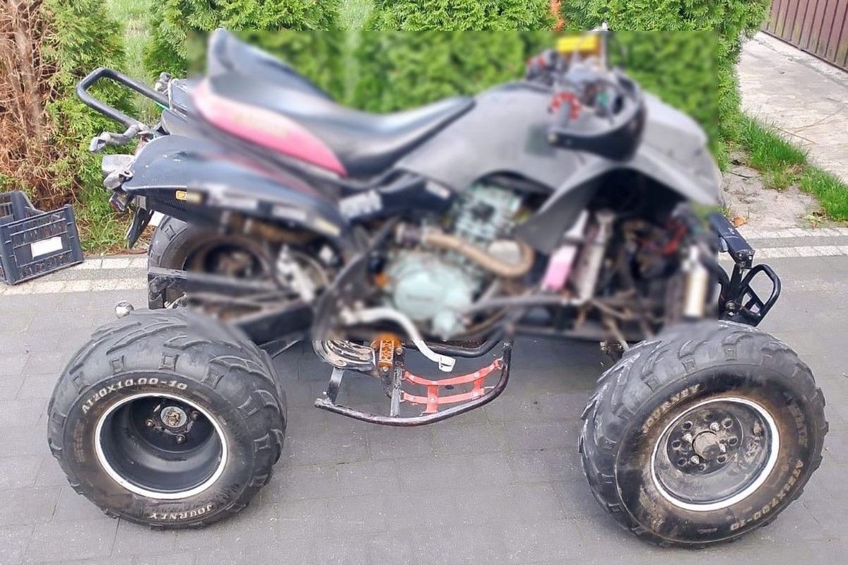 Groźny wypadek na quadzie. 17-latek w szpitalu