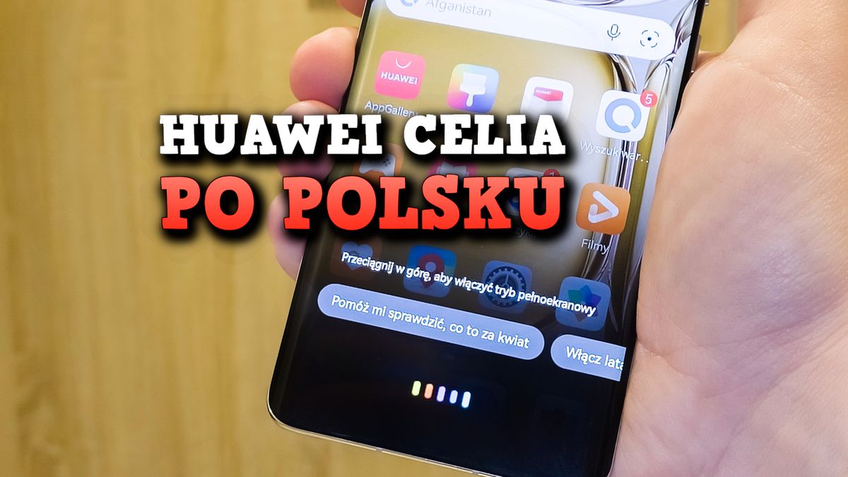 Huawei wyprzedził Apple'a. Asystent Celia przemówił po polsku i daje radę 1