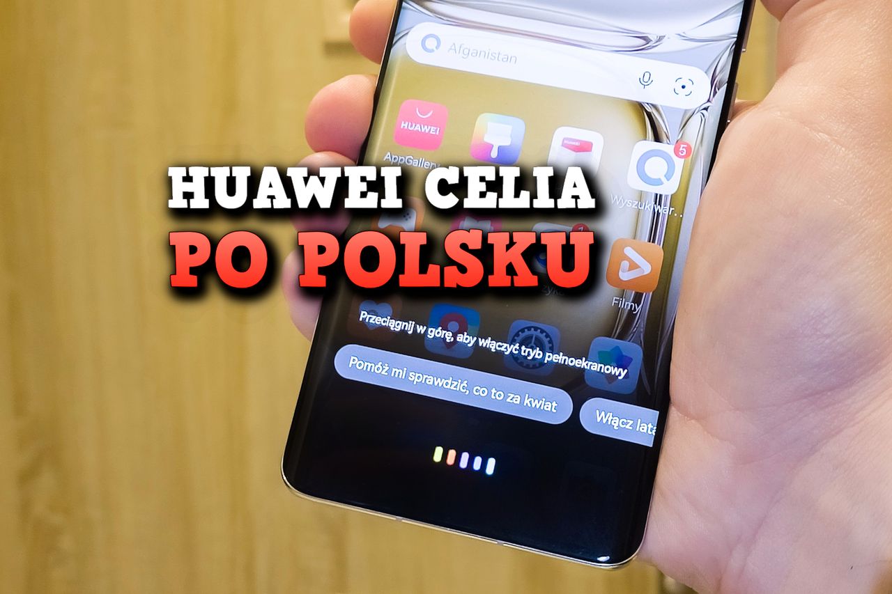 Huawei wyprzedził Apple'a. Asystent Celia przemówił po polsku i daje radę