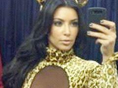 Kim Kardashian w stroju pantery