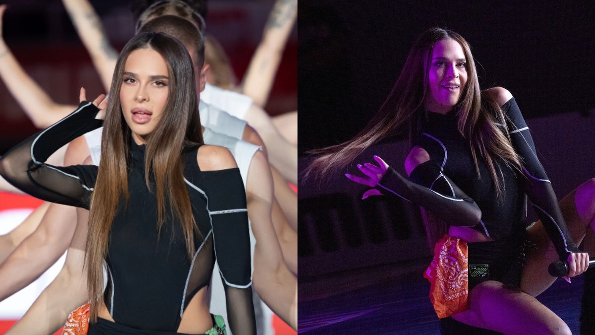 Blanka zachwyca podczas meczu odważną stylizacją