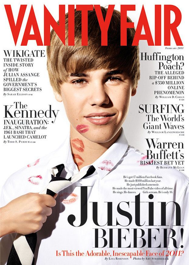 Justin Bieber na okładce "Vanity Fair"! (PRZESADA?)