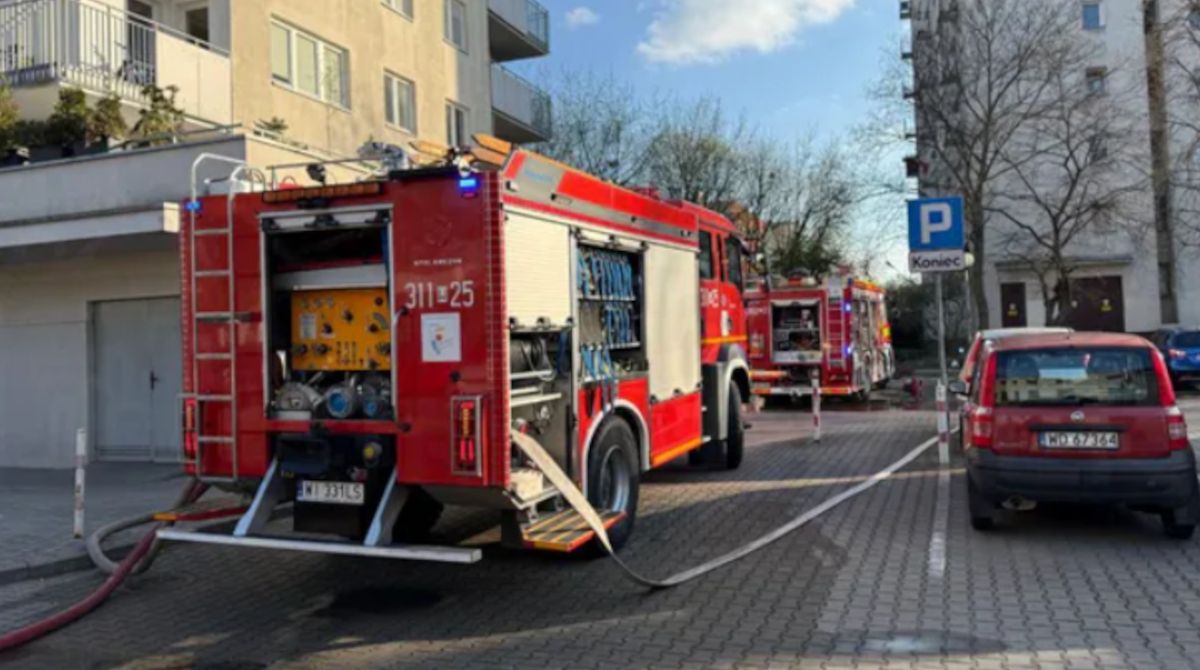 Najpierw pożar na Bielanach, później pożar domu w Wesołej.