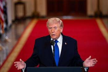 Trump na chwilę przed uderzeniem w Iran. Nagle się pożegnał