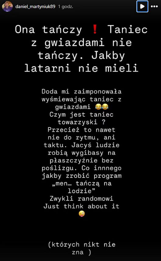 Daniel Martyniuk nadaje na "Taniec z Gwiazdami"