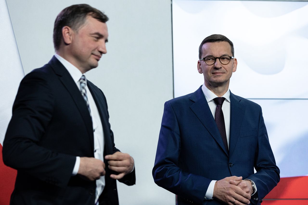 Zbigniew Ziobro i Mateusz Morawiecki