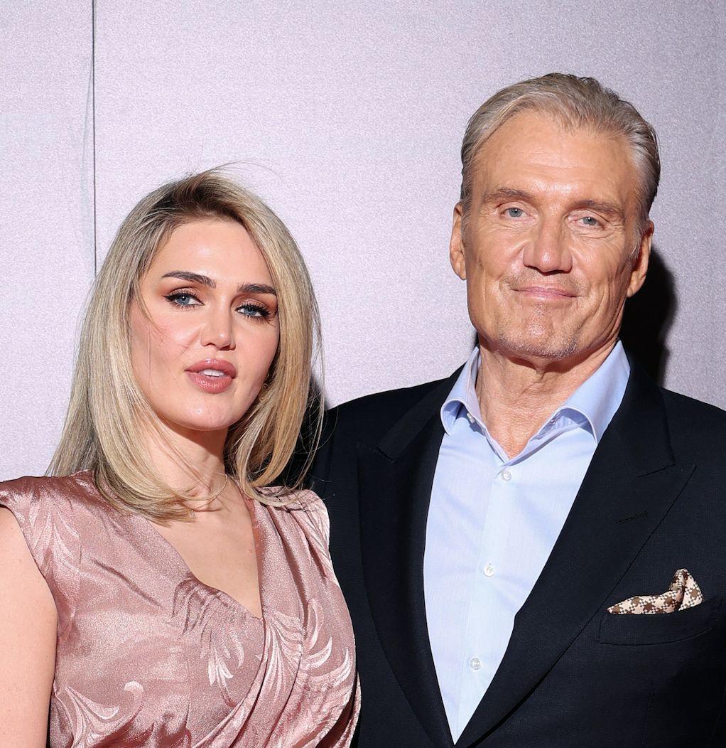Emma Krokdal i Dolph Lundgren na Festiwalu Filmowym w Turynie