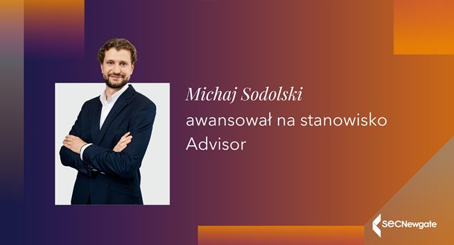 Michaj Sodolski z awansem w SEC Newgate CEE