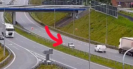 Zawrócił pod prąd na S19. Wszystko się nagrało