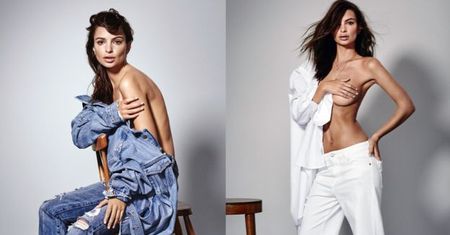 Emily Ratajkowski topless w nowej kampanii