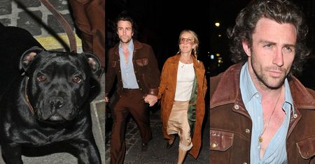 Aaron Taylor-Johnson robi minki na widok paparazzi i opuszcza pub w towarzystwie STARSZEJ O 23 LATA żony (ZDJĘCIA)
