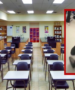 USA. Szokujący film ze szkoły. Uczeń pobił się z nauczycielem