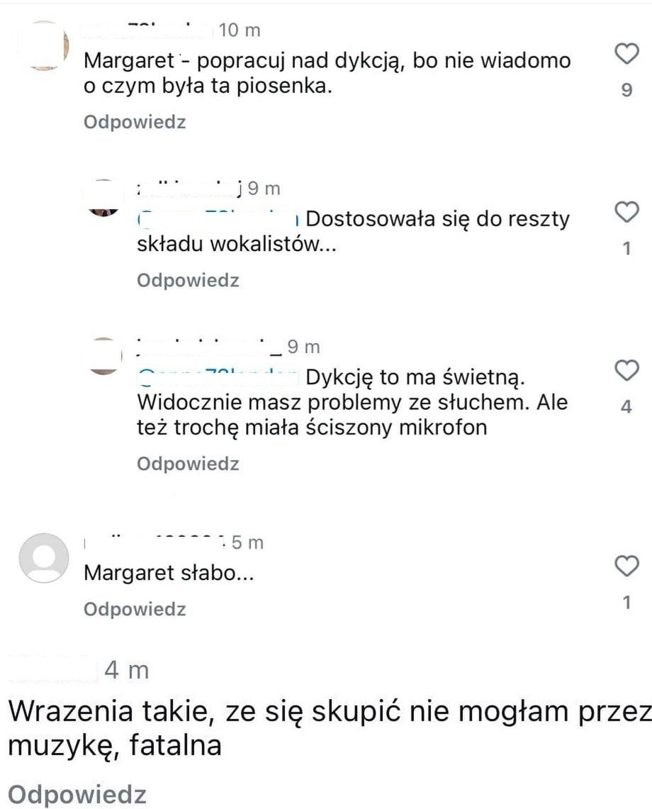 Margaret wystąpiła w "Tańcu z Gwiazdami". Widzowie komentują