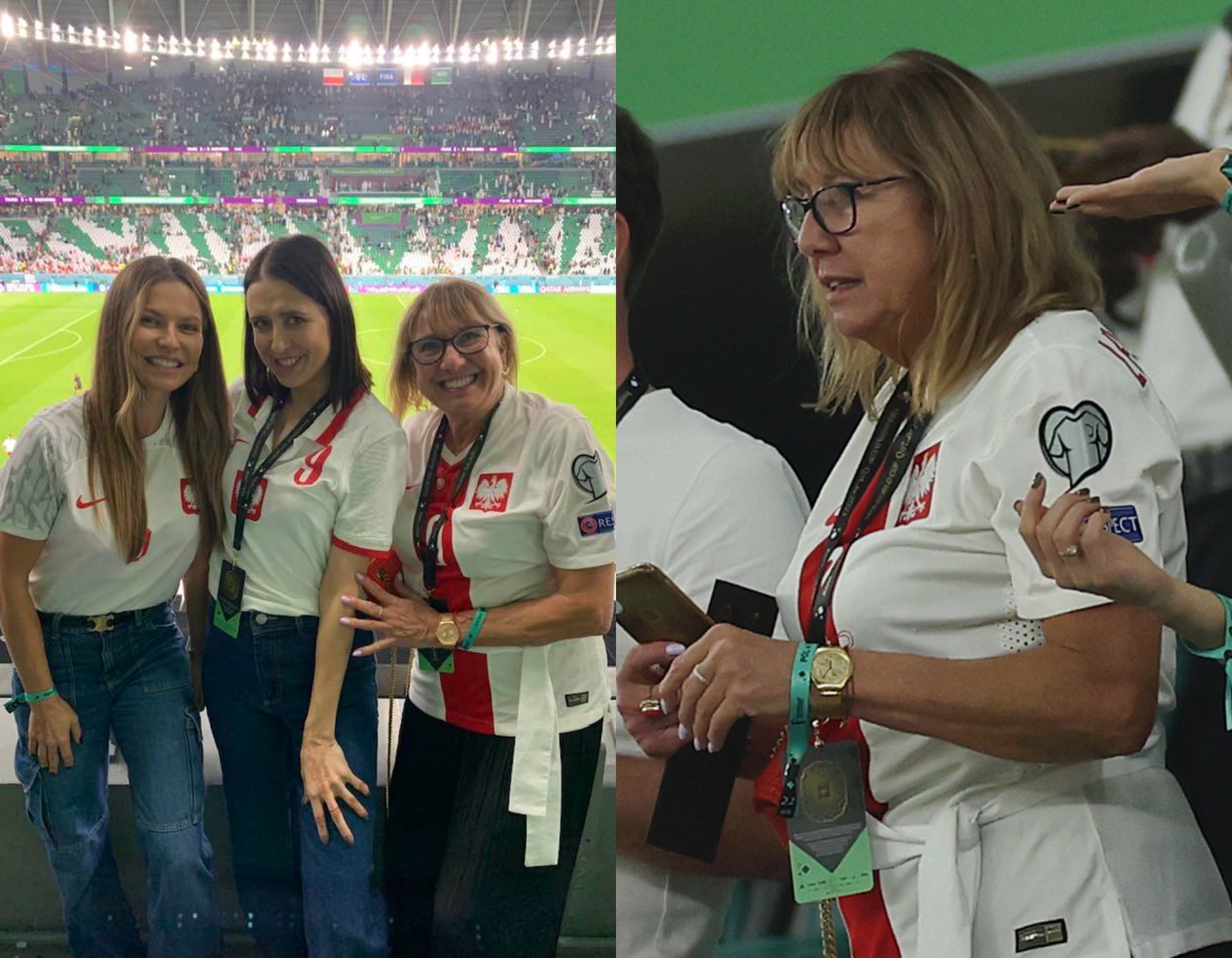 Mama Roberta Lewandowskiego w Katarze