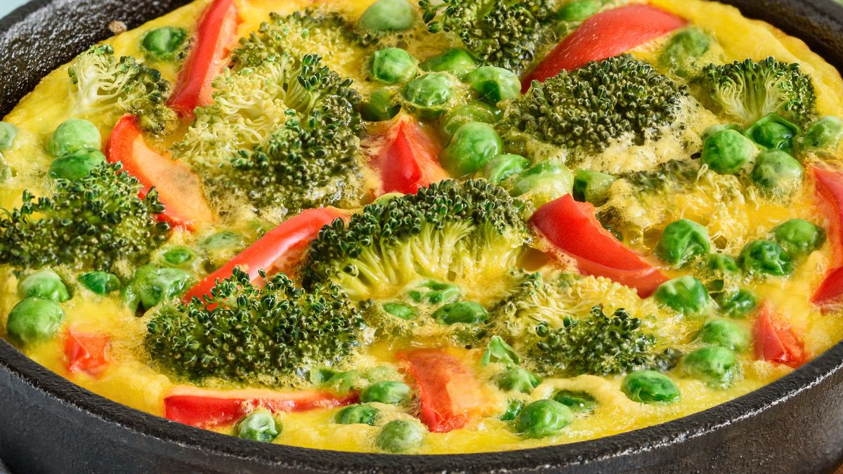 Frittata z warzywami to hit w moim domu
