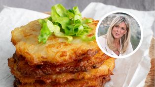 Ewa Wachowicz ma sprytny sposób na placki ziemniaczane. Wychodzą chrupiące i nie rozpadają się przy smażeniu