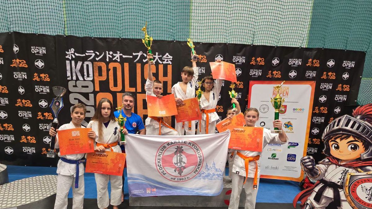 Siedem medali dla Płockiego Klubu Karate Kyokushinkai