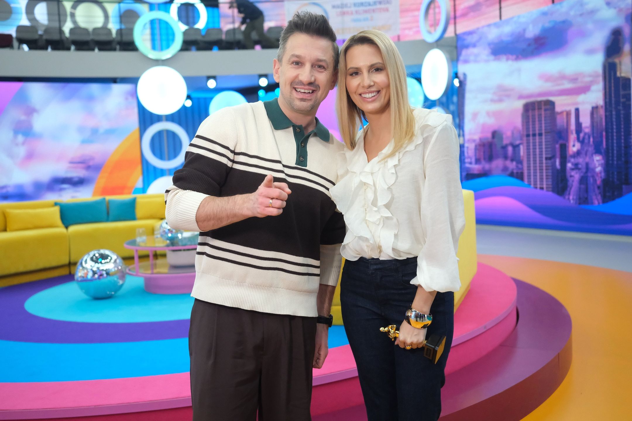 Halo tu Polsatn/z: Rock Maciej , Popielewicz - Hyzy Agnieszka / Halo tu Polsat - 2025-03-02 / fot.KAPiFKAPIF.pl