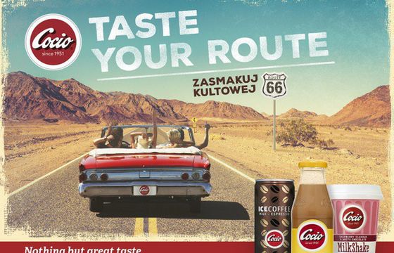 "Taste Your Route" w kampanii Cocio