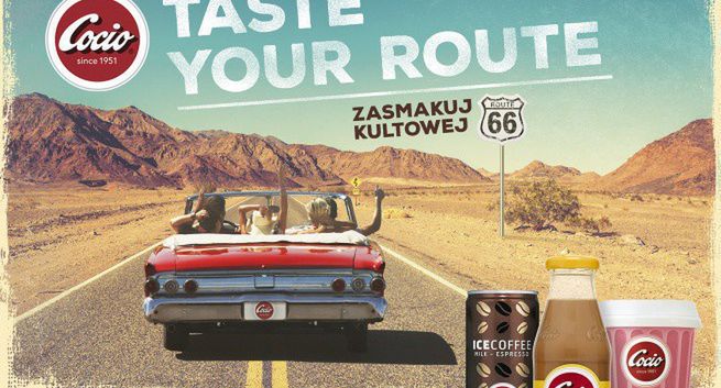 "Taste Your Route" w kampanii Cocio