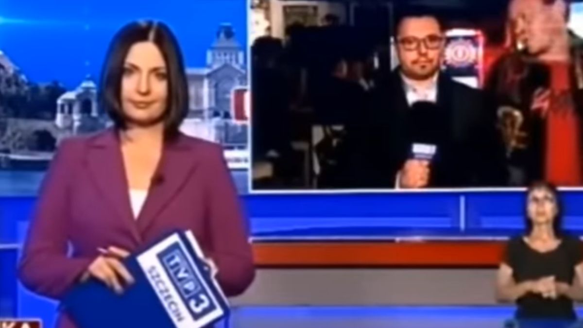 Wpadka na wizji TVP3 Szczecin 