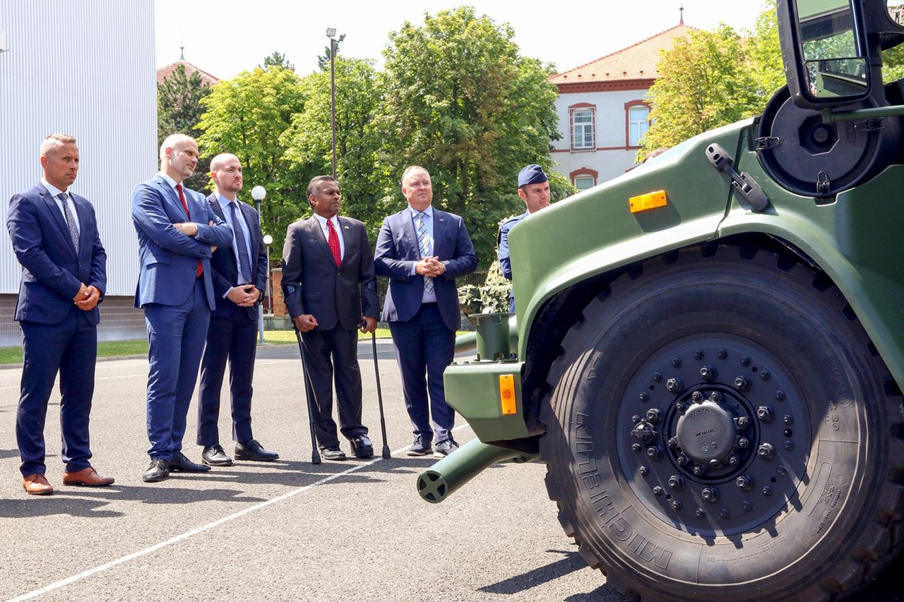 Prezentacja JLTV dla słowackiej armii.