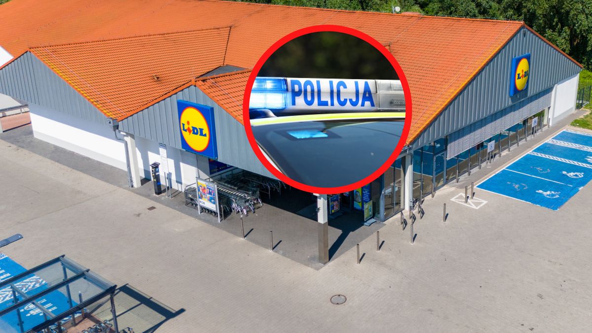 Tragedia przed Lidlem.