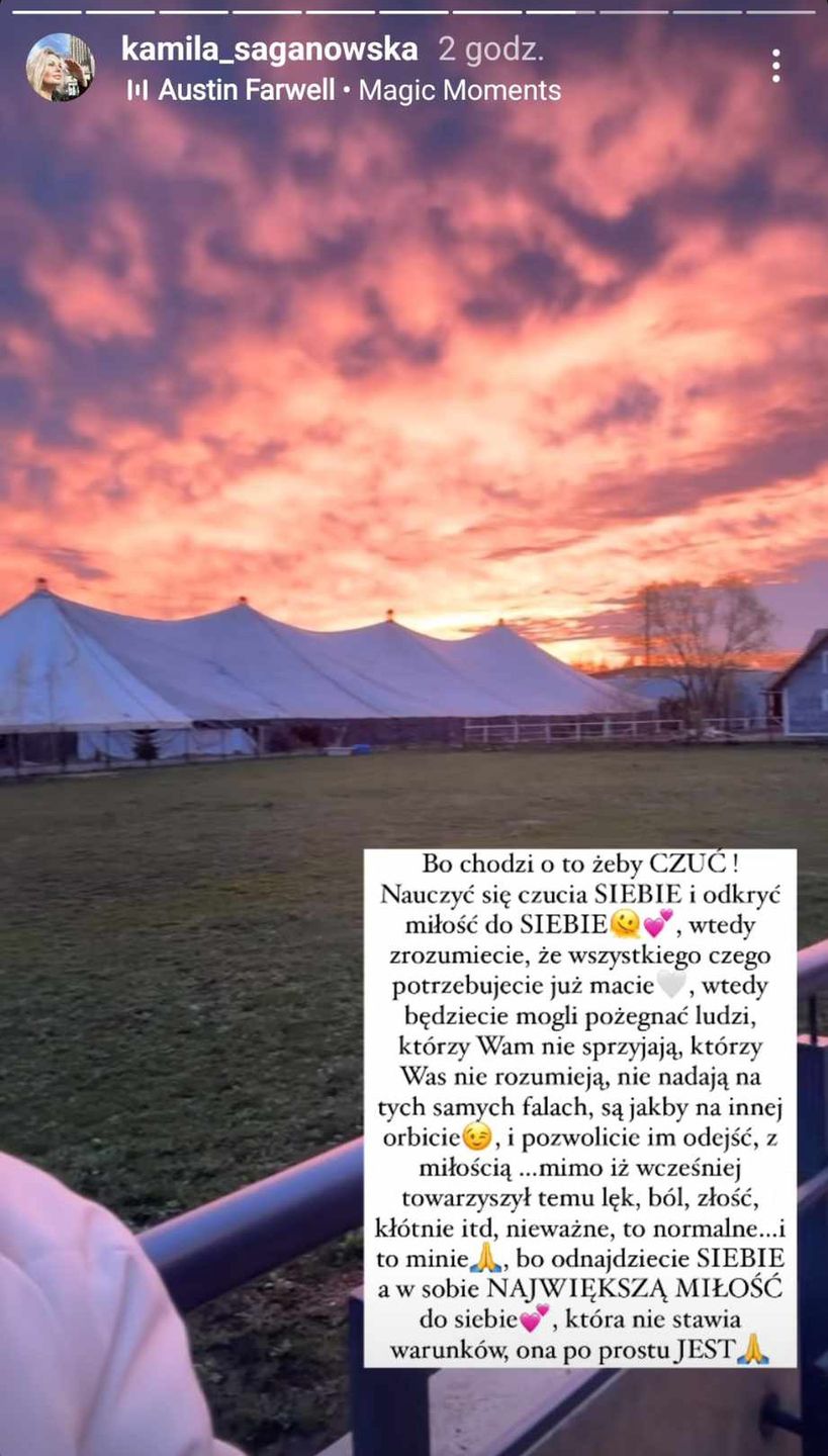 Żona Marka Saganowskiego snuje refleksje o "trudnych doświadczeniach"