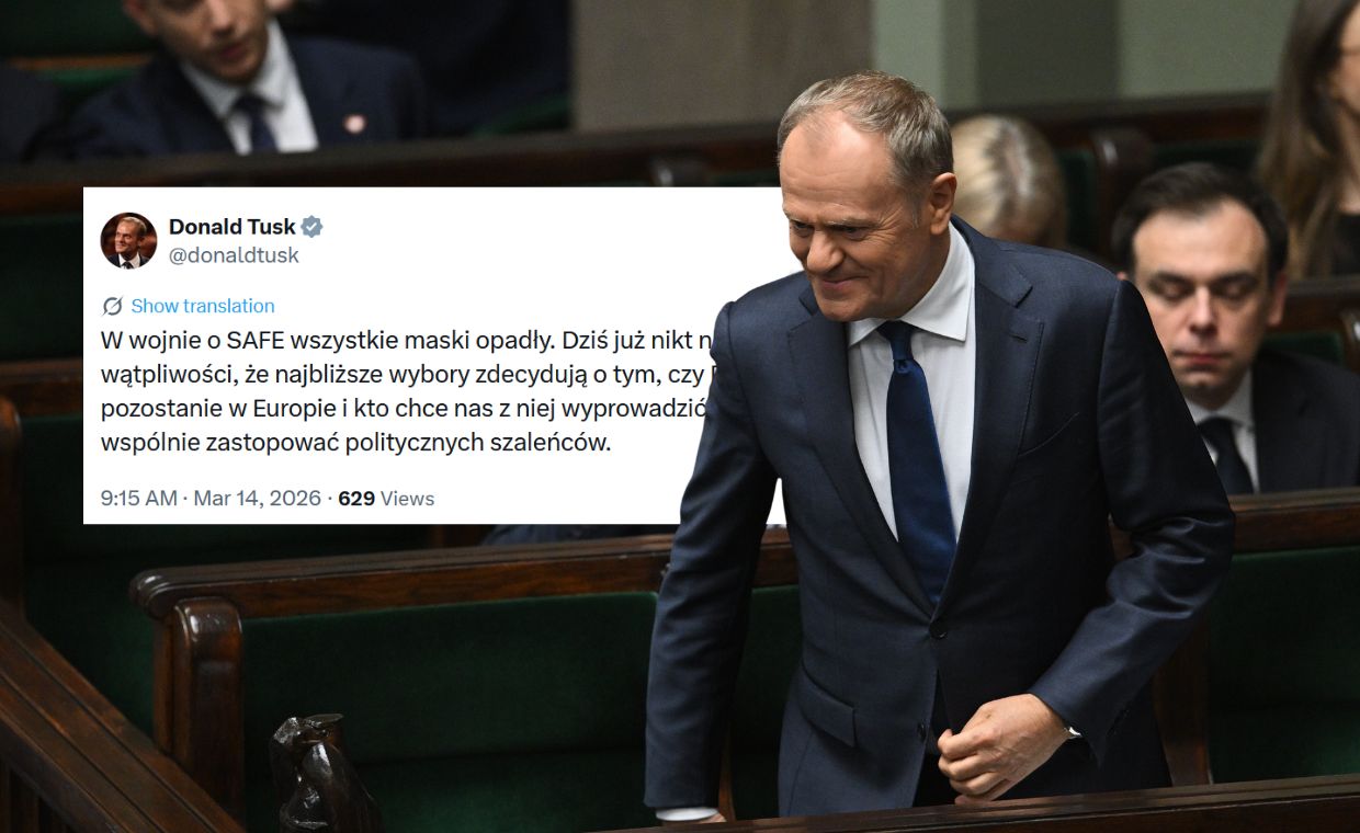 "Zastopować politycznych szaleńców". Tusk uderza w prezydenta