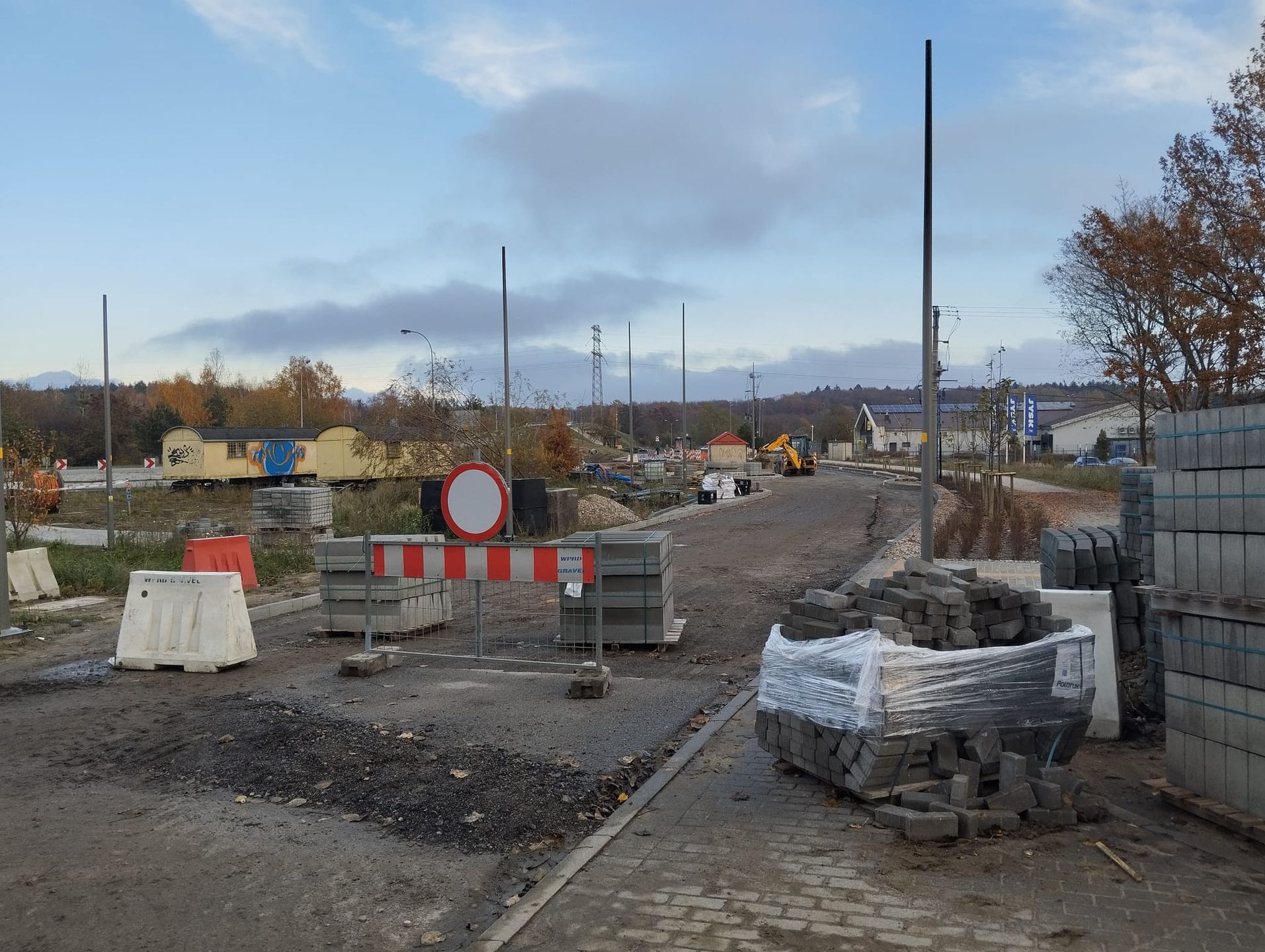 Tak wyglądał gdański Majaland w okresie przebudowy okolicznych dróg