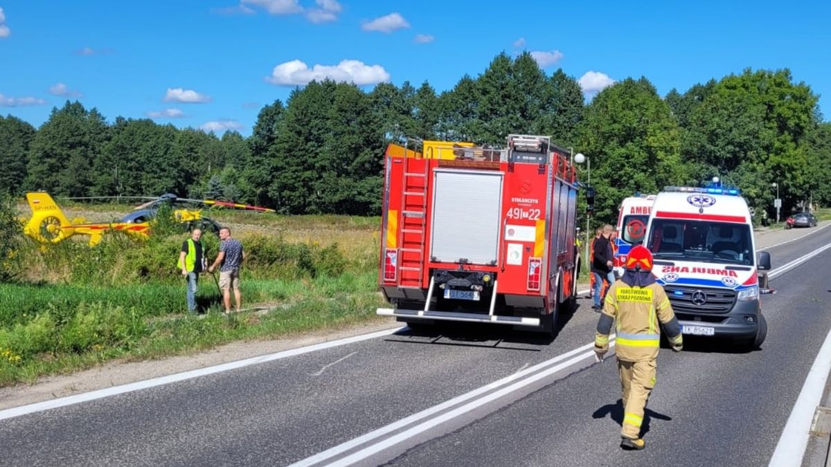 Wypadek w Lubieni. Zginęła ciężarna 32-latka
