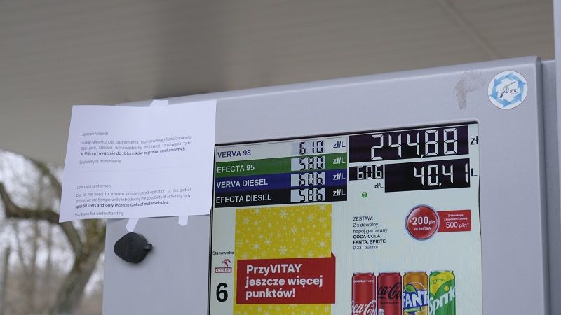 Limity na paliwo na stacjach PKN Orlen