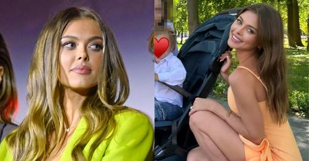 Joanna Opozda przyszła na komunię w pomarańczowej MINI. Internauci podzieleni. "Dyskoteka" vs. "Cudna jest" (FOTO)