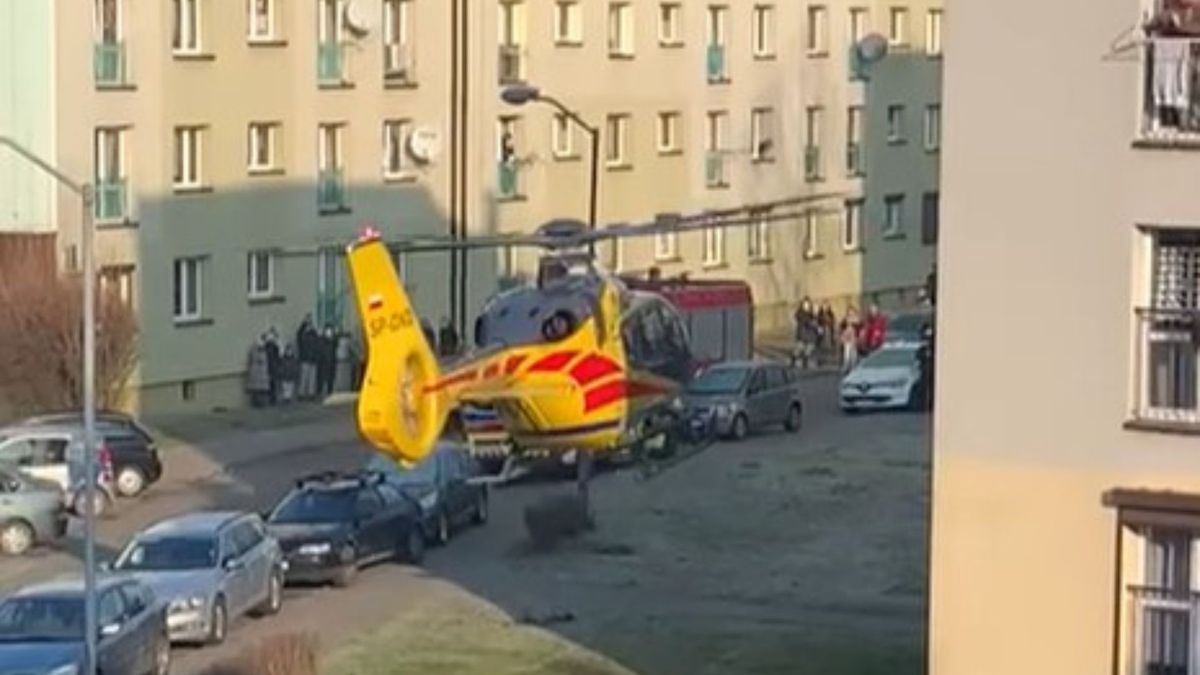 Tragedia na Śląsku. Ratownicy LPR lądowali między blokami
